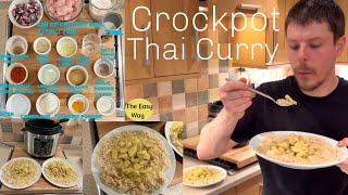 Crockpot Express Pressure Cooker Thai Curry  Quick amp Easy Recipe [upl. by Verlie536]