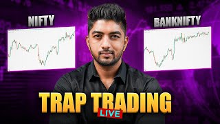 24 June  Live Market Analysis For NiftyBanknifty  Trap Trading Live [upl. by Ellehciram]