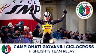 Campionati Italiani Giovanili Ciclocross 2023  Highlights Team Relay [upl. by Umeko946]