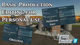 Creating your own personal edits of factories in Farming Simulator 22 [upl. by Nilreb]