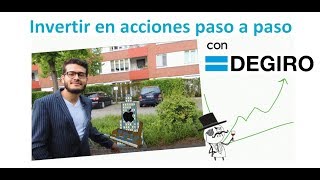 Broker DEGIRO tutorial en español guía para comprar acciones paso a paso SOLO España [upl. by Mihalco]