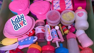 Baby alive Nursery Organization Tour  How I organize my doll accessories [upl. by Noe]