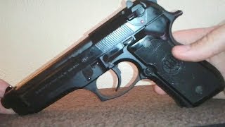 BERETTA 92FS 9MM FIELD STRIP DISASSEMBLY [upl. by Deane]