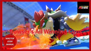 Mario Tennis Aces Bowsers All Tournament Cups [upl. by Neo]