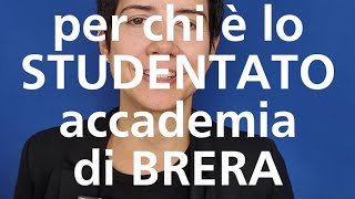 Per chi è lo studentato dellAccademia di Brera [upl. by Kameko]