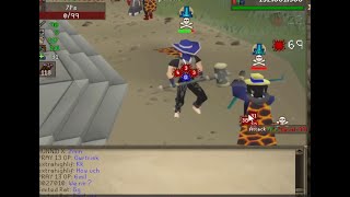 OSRS  MAXED 75 ATTACK PURE PKING [upl. by Samara]