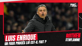 PSG  quotLes joueurs sont heureux et les résultats parlent pour luiquot Rothen défend Luis Enrique [upl. by Nnylyam]