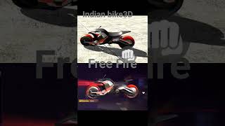 FF cobra bike vsIndian bike 3D kobra bike 😍code is4444 [upl. by Elison]