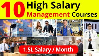 Top 10 High Salary Management Courses  Management Jobs In India Canada Dubai [upl. by Luap]