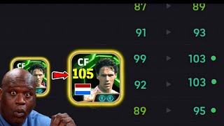 Best Training Guide For 105 Rated Epic Double Booster Van Basten  eFootball 2025  PES Ground [upl. by Nohsal268]