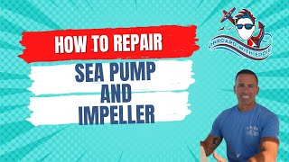 How to Repair and Replace Sea pump amp Impeller on Bravo 3 MerCruiser [upl. by Sessilu437]