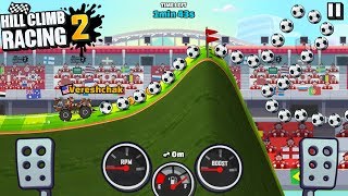 NEW LONG KICK EVENT HILL CLIMB RACING 2 FOOTBALL [upl. by Kralc]