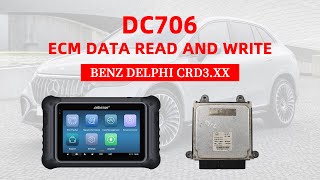 DC706BENZ DELPHI CRD3XX ECM DATA READ AND WRITE [upl. by Eisor]