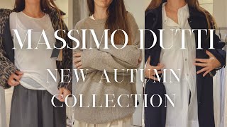 MASSIMO DUTTI NEW AUTUMN COLLECTION  TRY ON HAUL [upl. by Peacock]