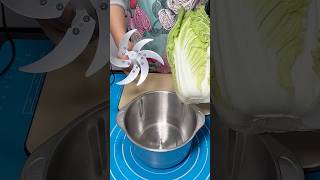 Cutting Chinese cabbage with a spiral knife [upl. by Kletter487]