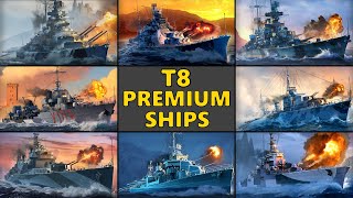 Armory Ships  Summary of Each Ship at T8 [upl. by Prendergast]