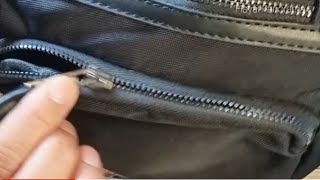 Çanta fermuarı nasıl tamir edilir Repair pocket Zipper Taschen Reißverschluss Reparieren [upl. by Arimlede]