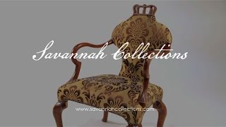 Classical French Furniture Crown Chair by Savannah Collections Theodore Alexander [upl. by Saalocin]