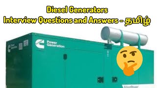 Diesel Generator Interview Questions and Answers [upl. by Ithsav]