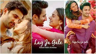 Lag Ja Gale 🤗❤️ Full Screen Whatsapp Status  Aditi Rao amp Sidhant Gupta  Lyrical Video Status [upl. by Enilrae671]