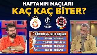 GalatasaraySparta Prag ve haftanın maçları kaç kaç biter İşte yorumcularımızın skor tahminleri [upl. by Sicnarf]