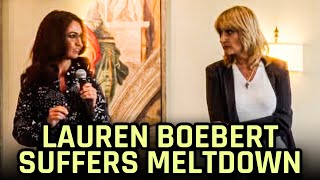 Lauren Boebert Suffers Serious Meltdown During Debate [upl. by Porcia597]