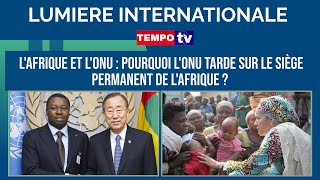 LAfrique et lONU  Pourquoi lONU tarde sur le siège permanent de lAfrique [upl. by Otirecul]