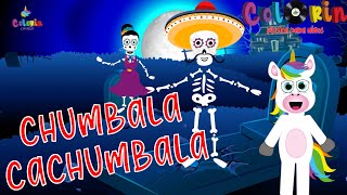 CHUMBALA CACHUMBALA 💀Las Calaveras Salen De Su Tumba  Canción Infantil Halloween 🎃 y Día De Muertos [upl. by Seltzer275]