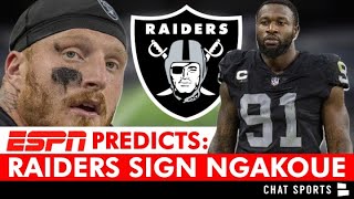 Yannick Ngakoue Signing With Las Vegas Before Training Camp Predicted By ESPN  Raiders Rumors [upl. by Seuqramed721]