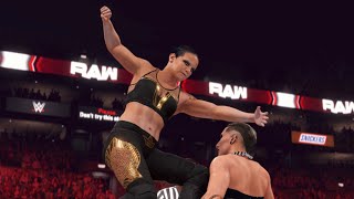 Shayna Baszler put Rhea Ripley in a coquina clutch [upl. by Ashok]