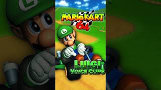 All Luigi Voice Clips • Mario Kart 64 • All Voice Lines • Funny Short SoundMeFreely [upl. by Rehtaef816]