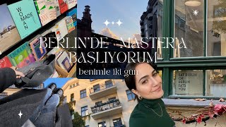 Almanyada yüksek lisansın ilk iki günü  Berlin Vlog [upl. by Feinleib]