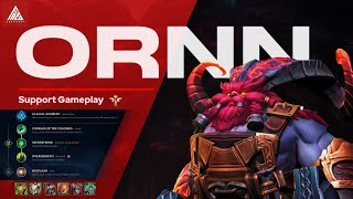 Ornn Support Gameplay They Said We Need A Tank Cinematic 4K Gameplay [upl. by Eirehc490]