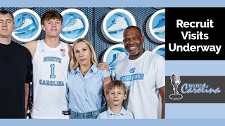 Recruit Visits Underway for Carolina Basketball  Coast to Coast [upl. by Adnolahs35]