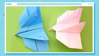 Cómo hacer un avión boomerang de papel paso a paso [upl. by Salena]