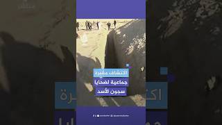 العثور على مقبرة جماعية يعتقد أنها تضم جثـامـيـن معتقلين سابقين في سجون الأسد قُتــلـوا تحت التعذيب [upl. by Zaslow]