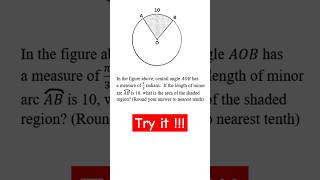 Arc Length and Area of Sector math sat prep [upl. by Estes]