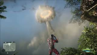 Crysis 1 2007 Nuke Explosion  PhotorealisticMOD  Advanced Physics  GTX Titan SLI SuperClocked [upl. by Notreve159]