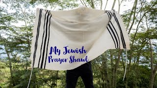 🕊How to Wear a Tallit 🕊 🕎Jewish Prayer Shawl 🕎 [upl. by Lessur]