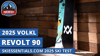 2025 Volkl Revolt 90  SkiEssentialscom Ski Test Review [upl. by Analaj]