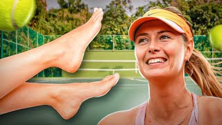 The most beautiful tennis players’s Feet in the world in history [upl. by Fabian]