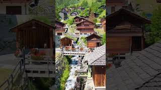 Beautiful Grimentz village explore travel [upl. by Elamaj940]