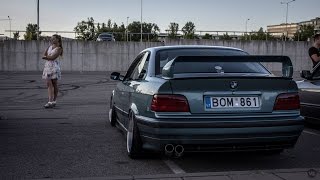 BMW E36 Stance  Last Summer Ride 2015 [upl. by Hayidan]