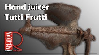 Rusty Hand juicer Restoration [upl. by Eenahpets511]