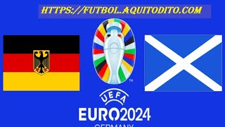 Inauguración Eurocopa 2024 Alemania vs Escocia EN VIVO [upl. by Attiuqahs]