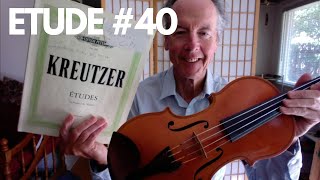 Etude 40 Violin by Rodolphe Kreutzer 17661831 [upl. by Ggerg]