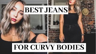 The BEST Jeans for Curvy Girls  Zara amp Topshop [upl. by Reinke]