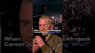 When Eminem Ender Afrojack Career Just By Saying quotWhoquot [upl. by Nitsrik920]