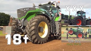 18t Freie Klasse ist der XERION auch 2018 vor Fendt 1050 Vario Klein Vollstedt Trecker Treck BATTLE [upl. by Aicirtam]