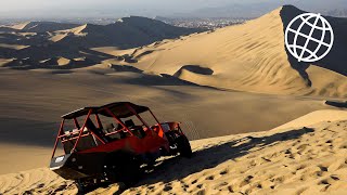 Huacachina Desert Oasis Peru Amazing Places 4K [upl. by Ronn]